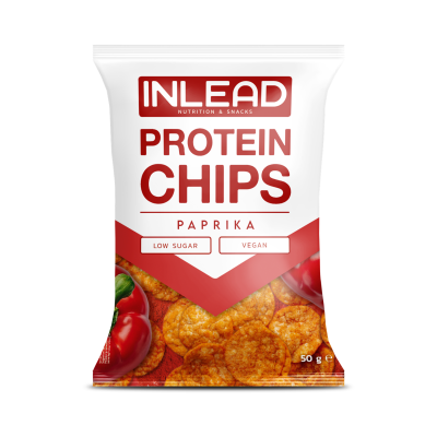 Inlead Protein Chips - [6er Karton] 6 x 50 g Paprika