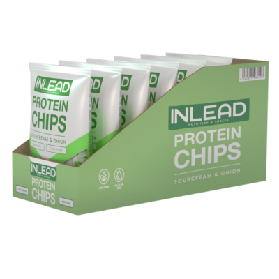 Inlead Protein Chips - [6er Karton] 6 x 50 g Sour Cream...