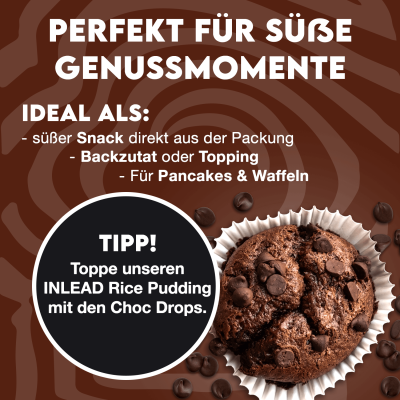 Inlead Choc Drops 150 g Milk Chocolate