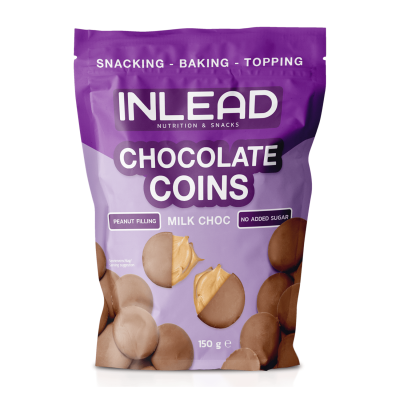 Inlead Chocolate Coins 150 g-Milk Choc