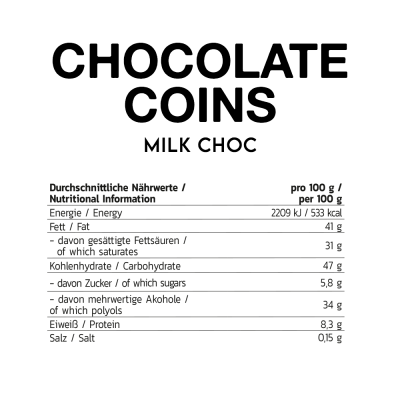 Inlead Chocolate Coins 150 g-Milk Choc