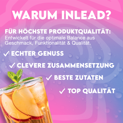 Inlead Squeeze Syrup 65ml Peach Iced Tea